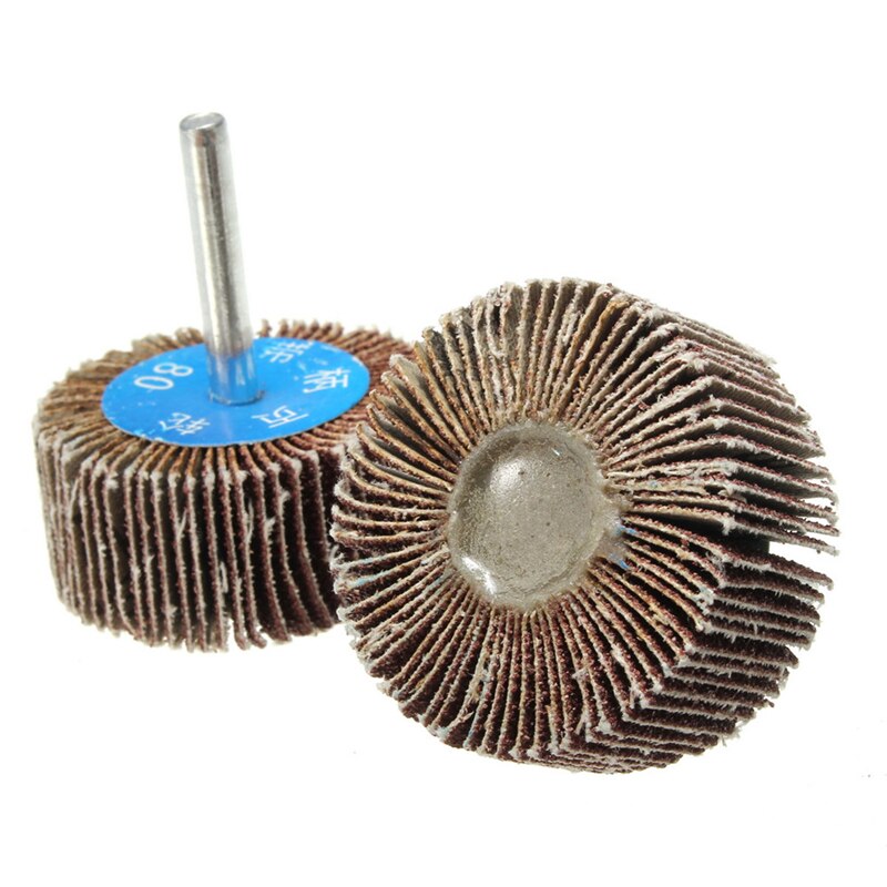 15-80mm 80 Grit Sanding Flap Wheel Disc Abrasive Polishing Grinding Wheel Dremel Accessories 6mm Shank For Rotary Power Tools
