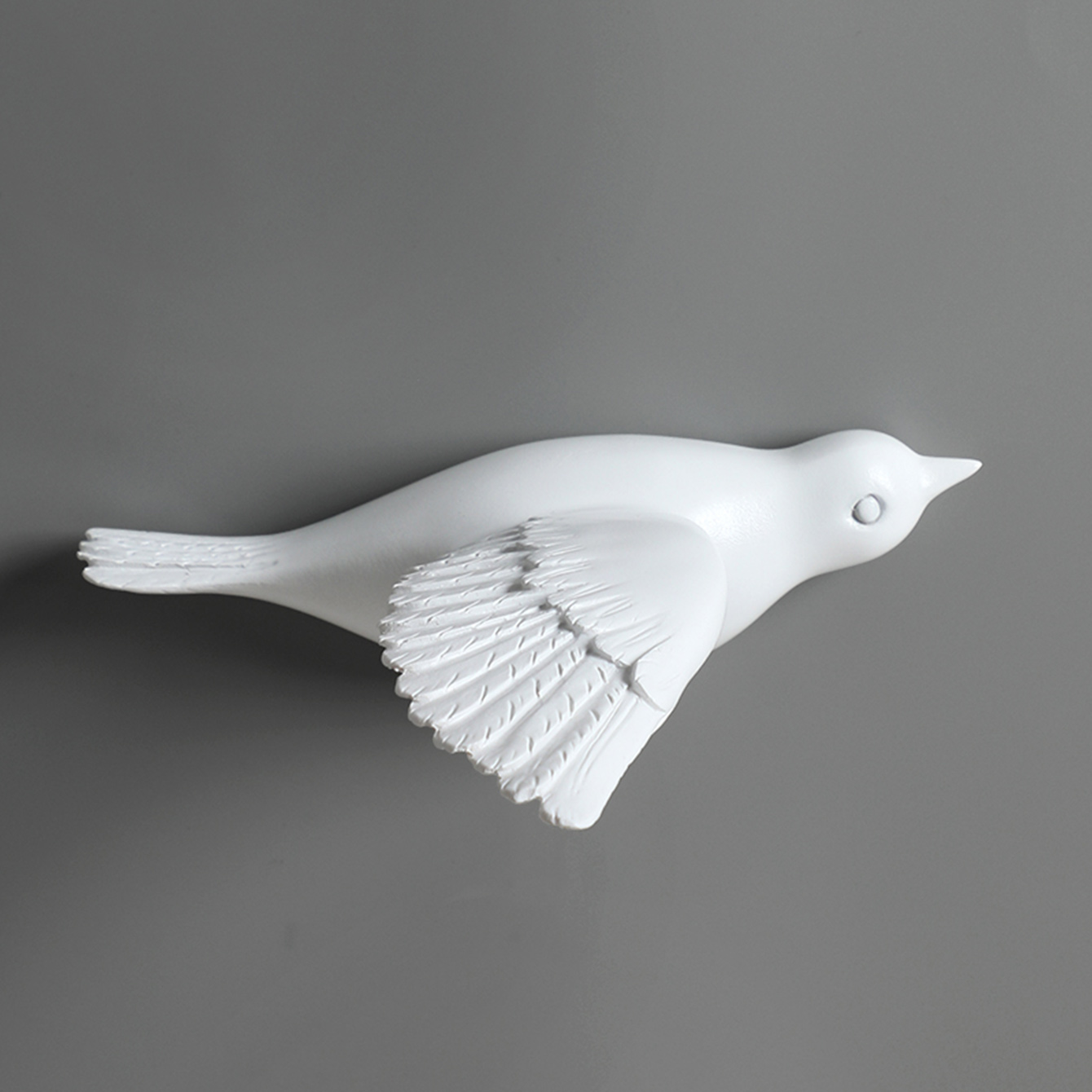 Żywiczne ptaki naklejki na kreatywna ściana 3d robić salonu zwierząt słodkie ptaki figurki dekoracje ścienne tło robić ściany za tv dekoracje: zielone światło