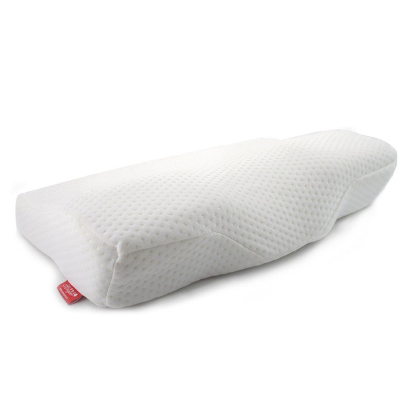 Orthopedische Memory Foam Nekkussen Trage Rebound Slapen Cervicale Stuitbeen Massager Kussen Gezondheidszorg Pijn Release Kussen Beddengoed: White / 50x30CM