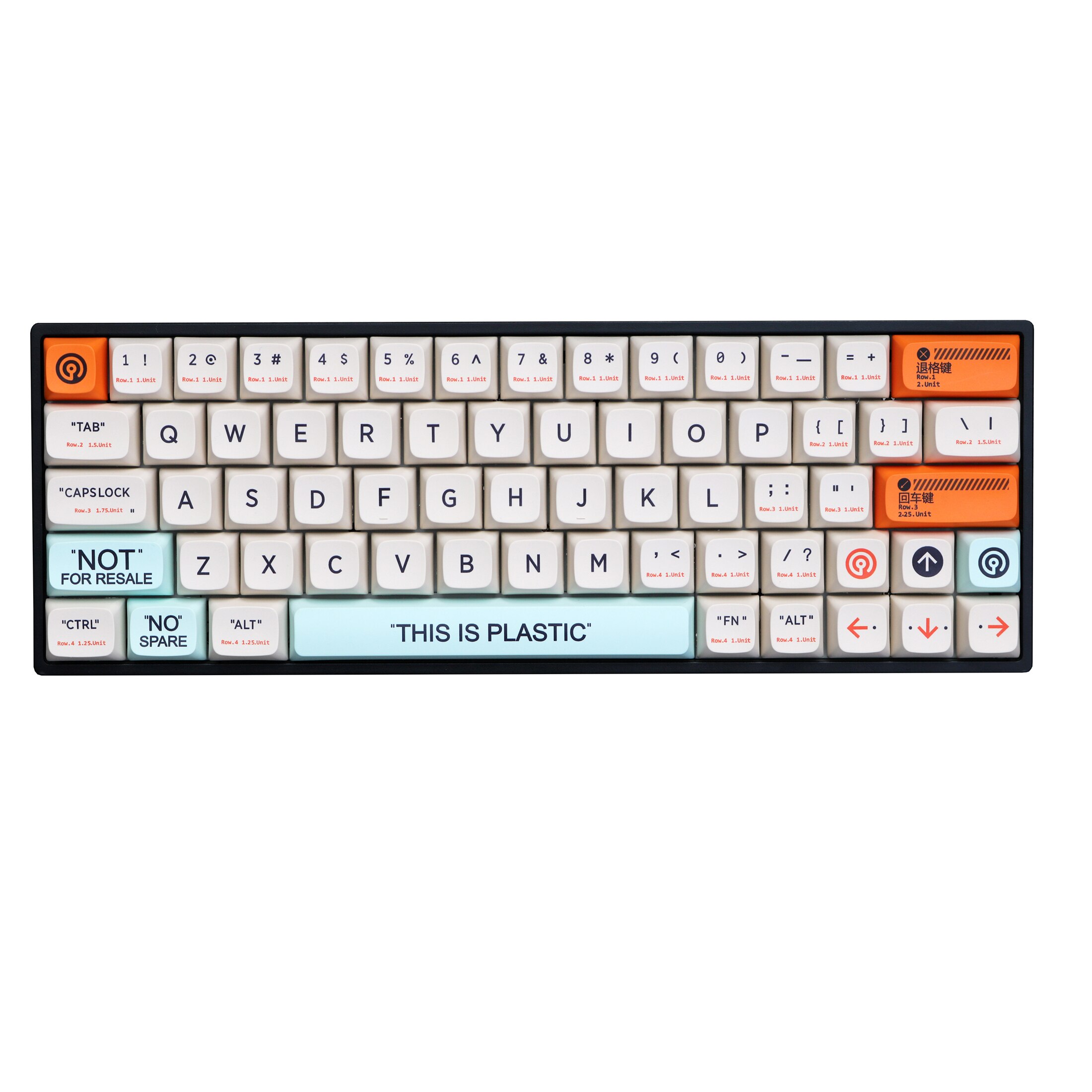 143 Keys/set Plastic Theme PBT Dye Subbed Key Caps For MX Switch Mechanical Keyboard XDA Profile Keycap For 68 84 96 980M