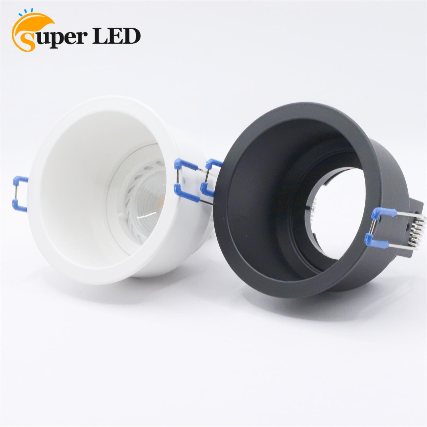 LED Eyeball Spotlight Recessed White Color Zinc Alloy Downlight Home Lighting Room Ceiling Lights Down Light Lamp Siling