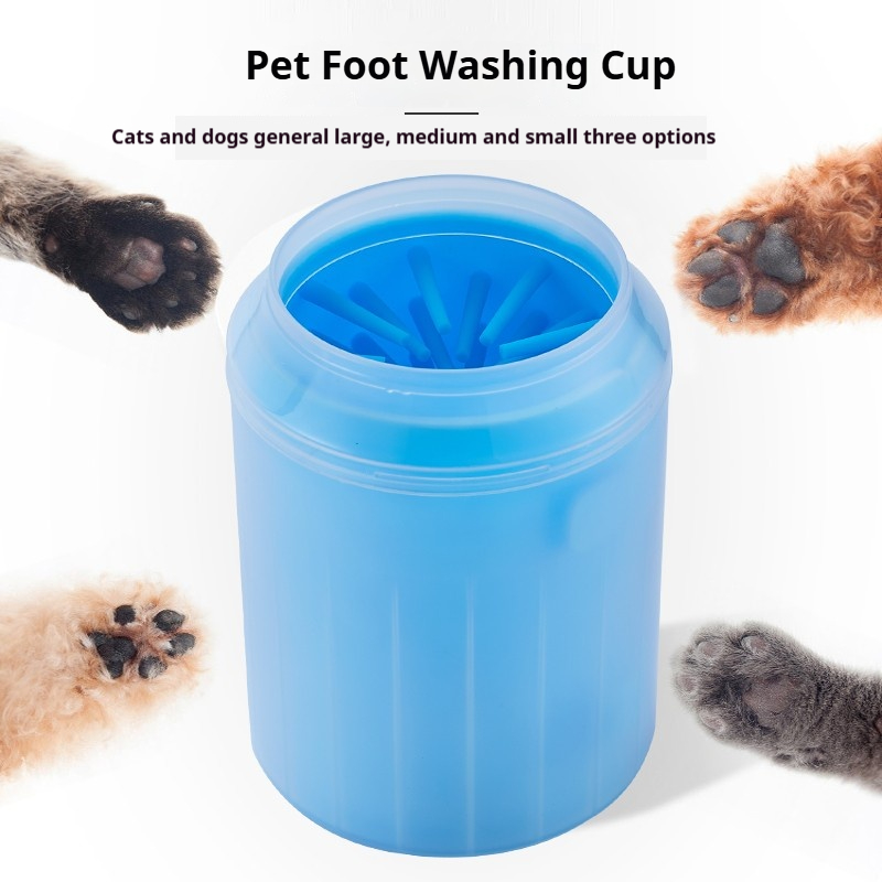 Nettoyeur de pattes d'animaux Portable, brosse en Silicone souple, lave-pieds pour chien et chat, tasse de nettoyage, facile à utiliser, Durable, léger et étanche