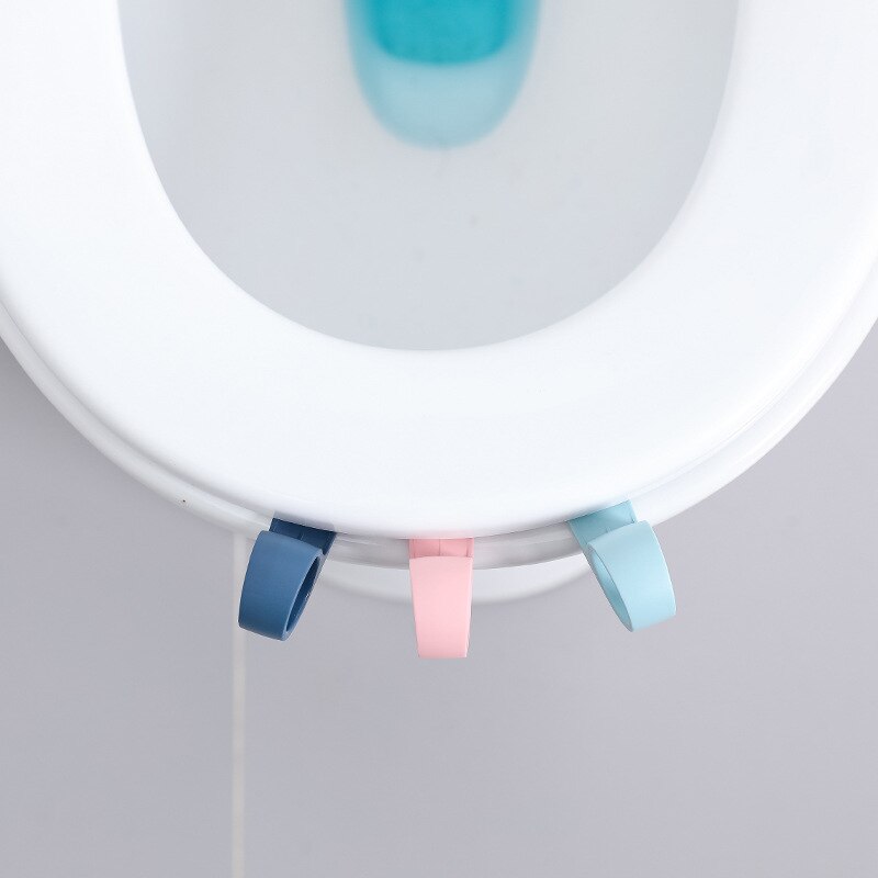4pcs! Toilet seat lifter Device Portable snail potty ring handle Toilet Cover lid holder for home Bathroom Travel WC Seat Clean