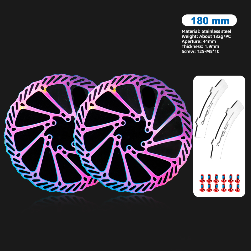 Rostfri strålande cykelskivbromsrotor 203 180 160 mm mtb landsvägscykel hydrauliska bromskomponenter stark värmeavledning: 03g 180mm p2