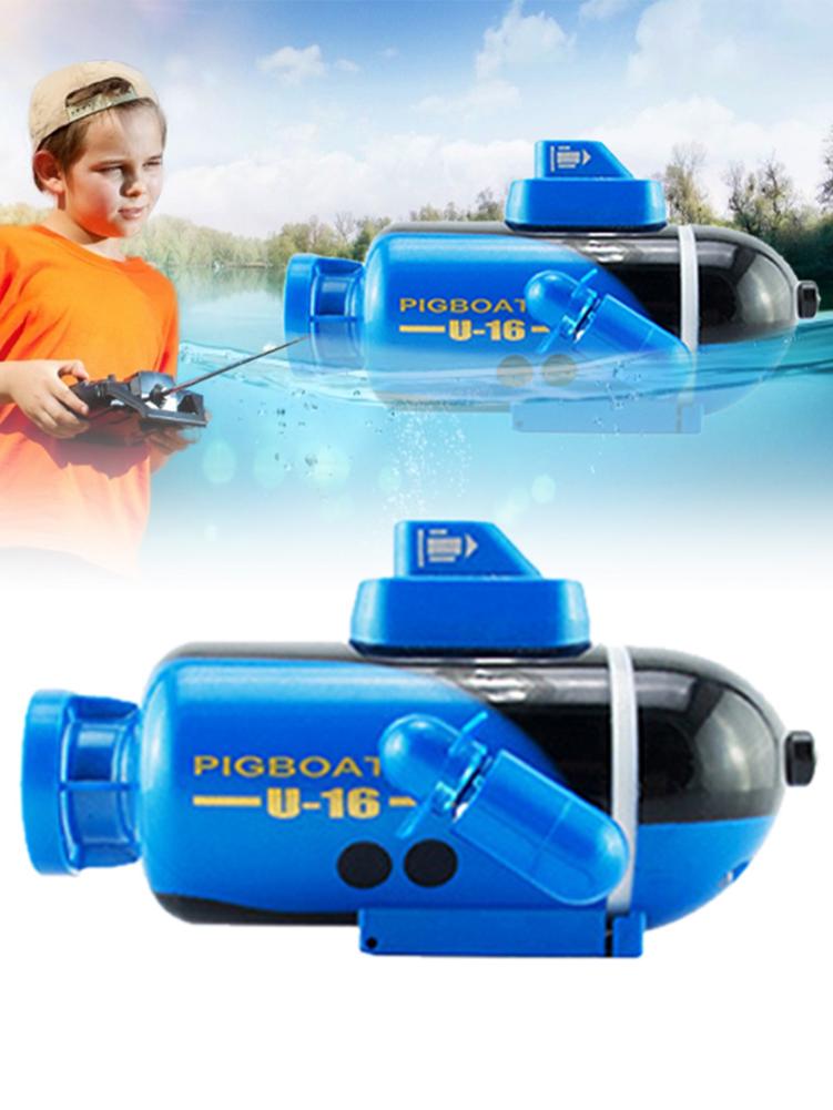 Mini Rc Gloeiende Submarine Model Speelgoed 4 Kanaals Elektrische Radio Afstandsbediening Glow In The Dark Afstandsbediening Boot kinderen Speelgoed