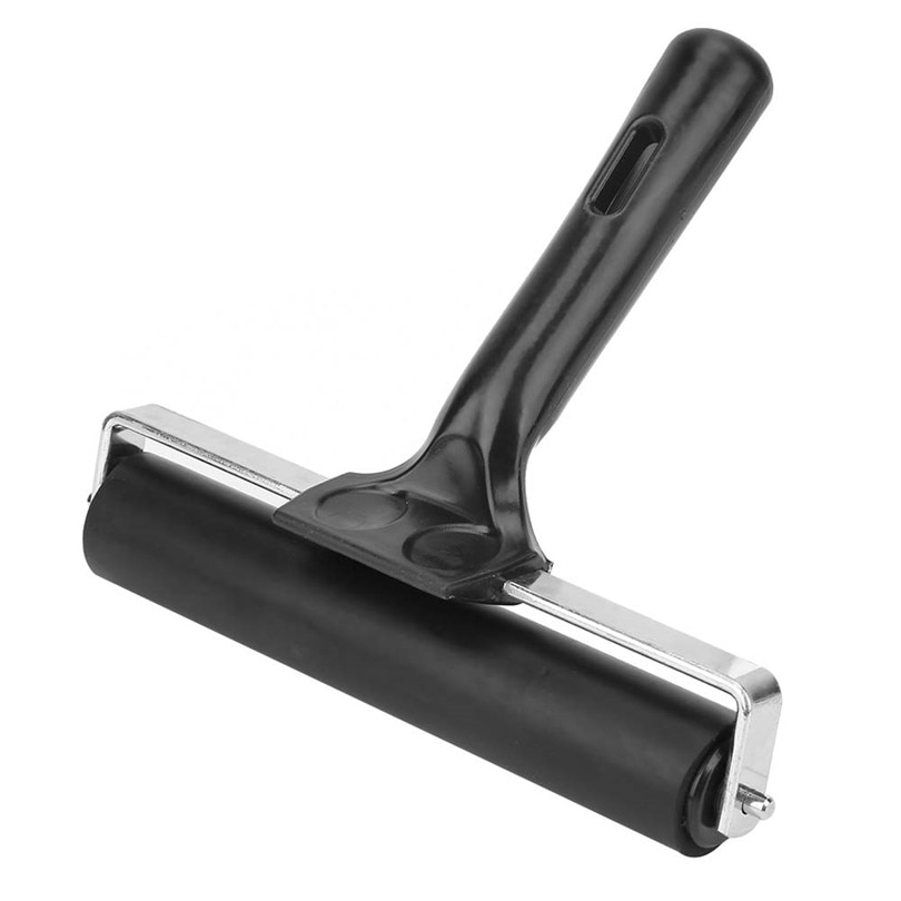 Børster fnug fjerne ruller gummi brayer rulle kunst blæk maleri printfremstilling rulle stempling værktøj 15 cm sweater barbermaskine bærbar