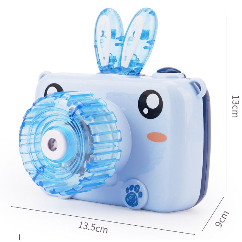 Bubble Blower Machine Toy Kids Soap Water Bubble Camera Cartoon Water For Children Electric Light Music Toys Camera