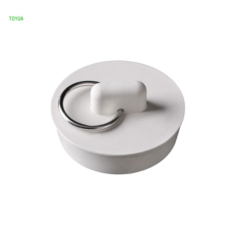 Rubber Bath Plug Universal Drain Stopper Sink Plug Sink Bathtub Water Stopper Mop Pool Plug for Bathtub Washbasin Sink NM: light yellow