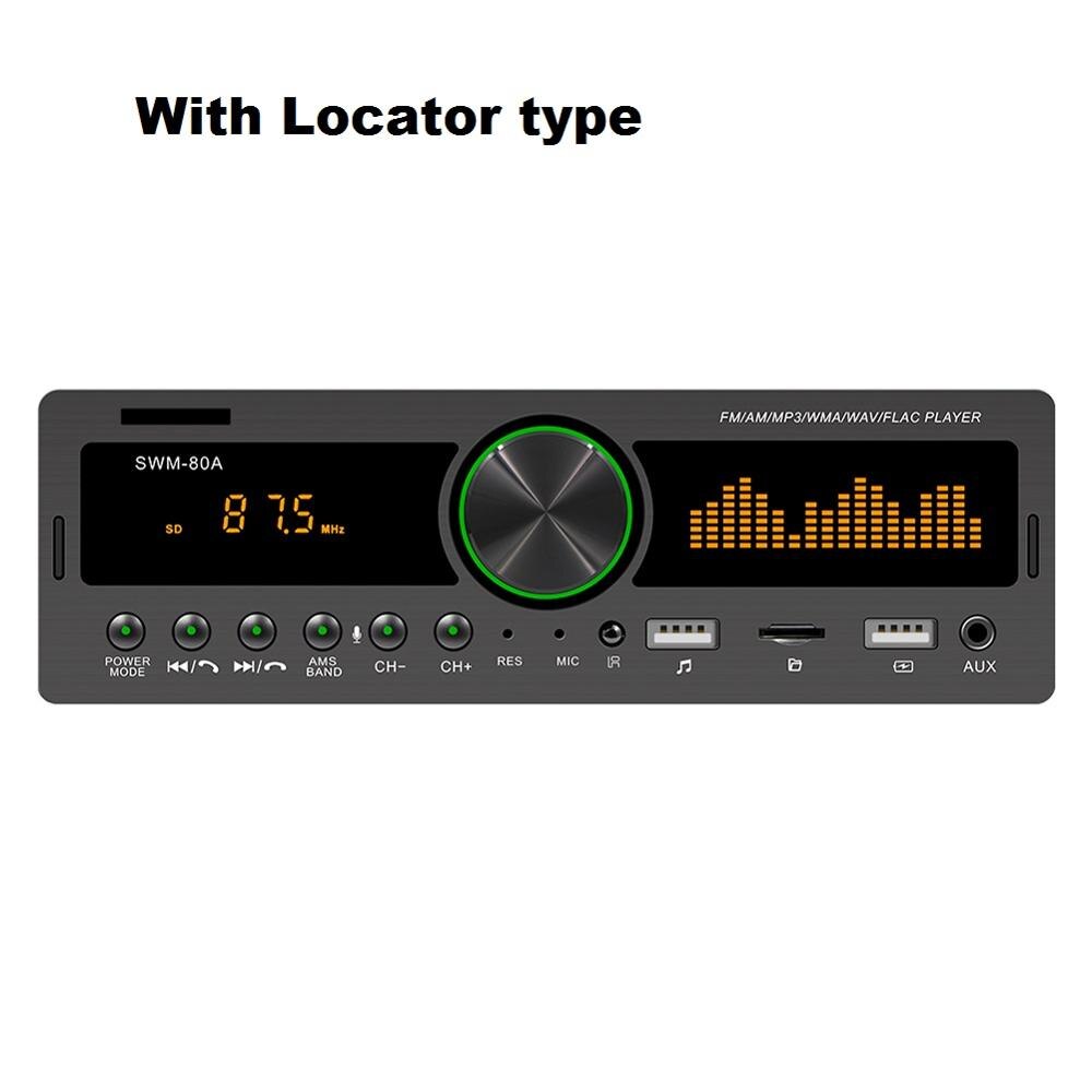 SWM-80A 1 DIN Car Radio Audio Copy Bluetooth TF USB AUX Locator Head Unit Auto Multimedia MP3 Player Repalcement Parts: 03