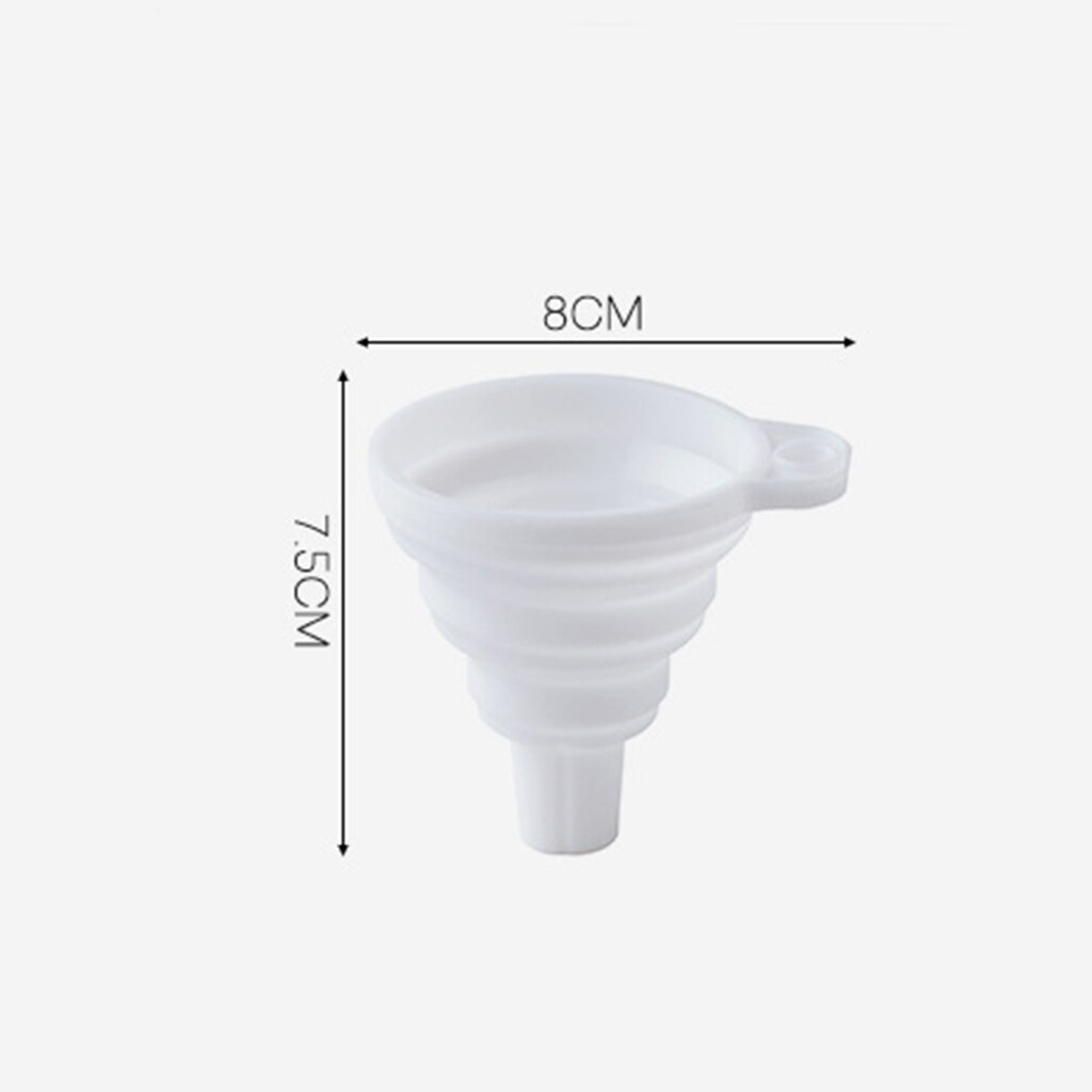 Cocina Mini embudo plegable de silicona embudo plegable tolva cocina Cozinha accesorios de utensilios para cocina Gadget de cocina