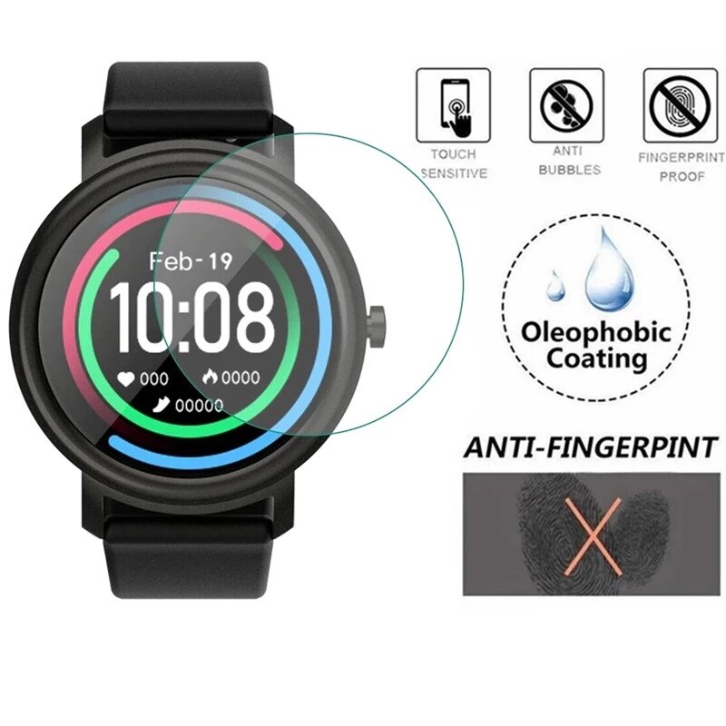 Behua hærdet glas ur skærm film beskytter cover til xiaomi ur luftbeskyttende smartwatch til mibro air tilbehør film