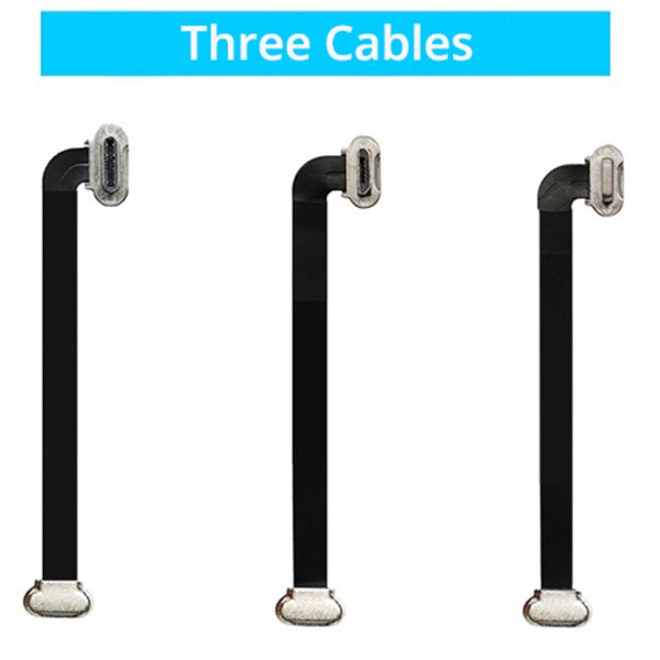 75mm Nahtlose Glatte 4 Ladung Typ C Kabel Mikro USB Kabel für Samsung Huawei Zhiyun Glatte 4: Silber