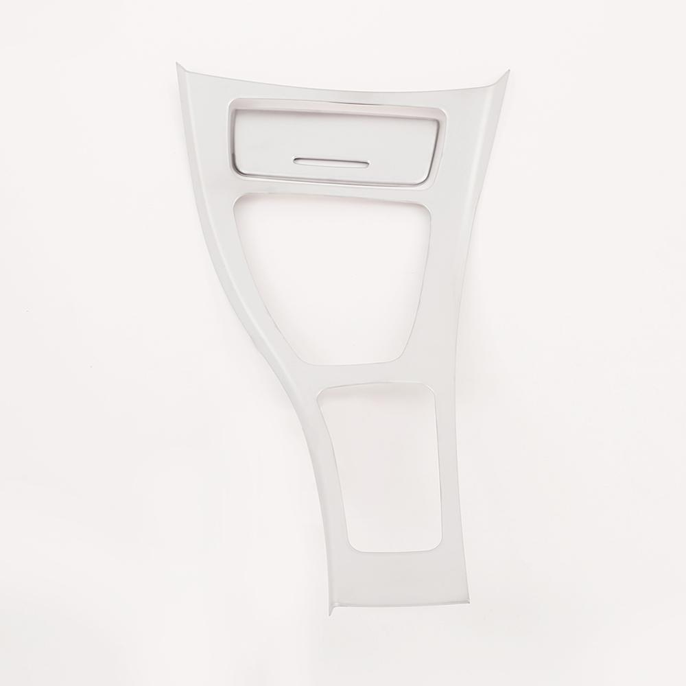 For BMW E90 E92 2005 3 Series LHD Vehicles ABS Chrome Center Console Gear Shift Frame Car Accessories