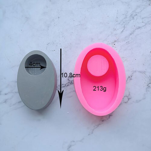 Candle Holder Concrete Molds Different Shapes Candlestick Plaster Crafts Mould Succulents Cement Clay Molds: 3