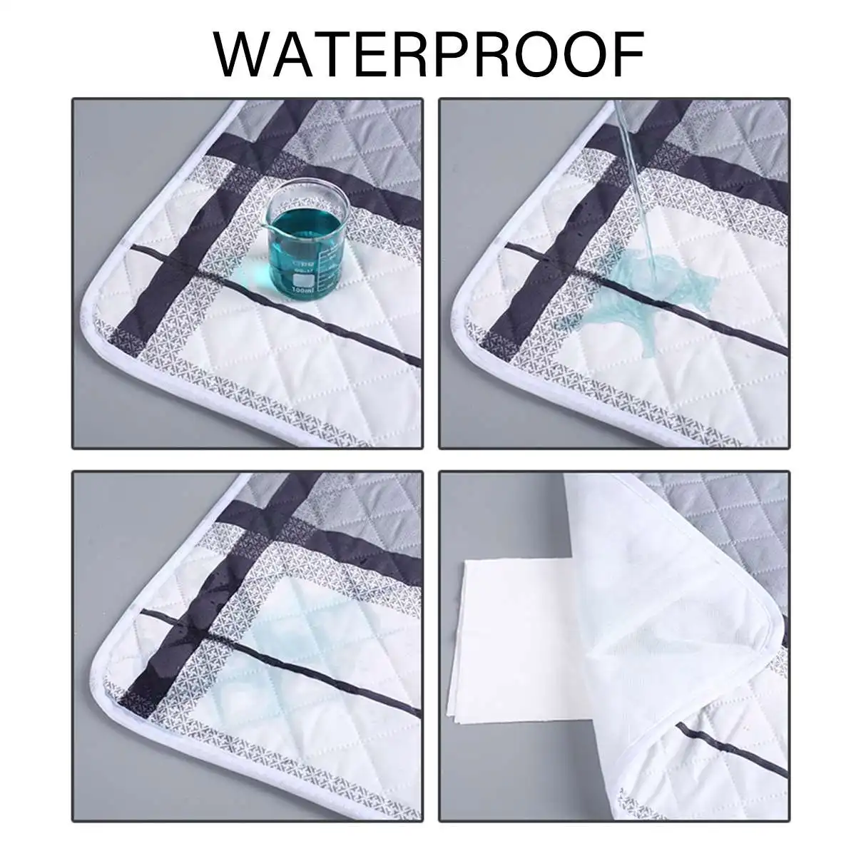 Urine Mat Oudere Incontinentie Pad Bedbeschermer Volwassen Luier Luier Laken Doek Ademend Waterdicht Wasbaar Matras