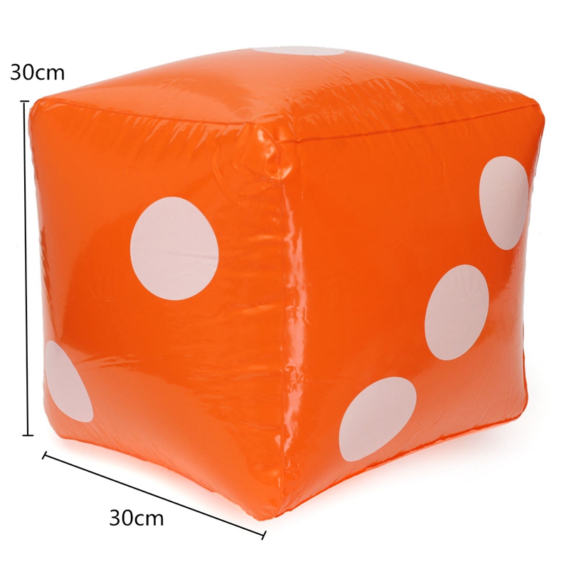 30*30cm Giant Inflatable Air Number Dice Outdoor Beach Toy Party Garden Game Children Toys