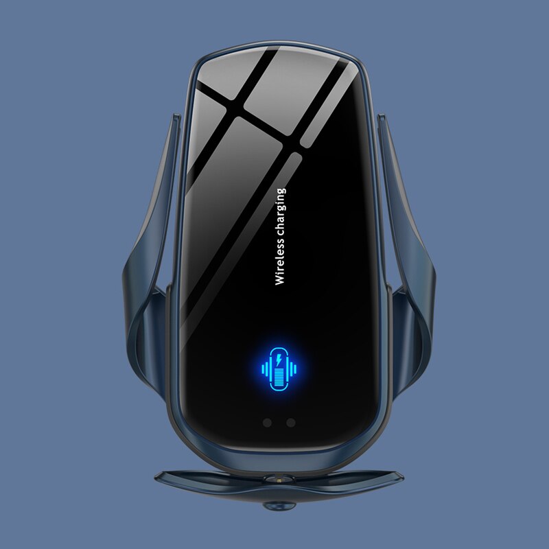 Automatische Spannen Auto Draadloze Snel Opladen Mobiele Telefoon Houder Magnetische Universele Infrarood Sensor Draadloze Oplader