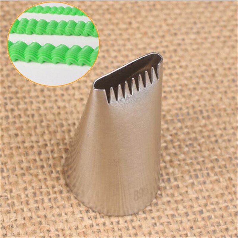 #895 Basketweave Icing Piping Nozzles Mand Weave Decorating Tip Nozzle Bakken Tools Voor Gebak Bakvormen Icing Tips
