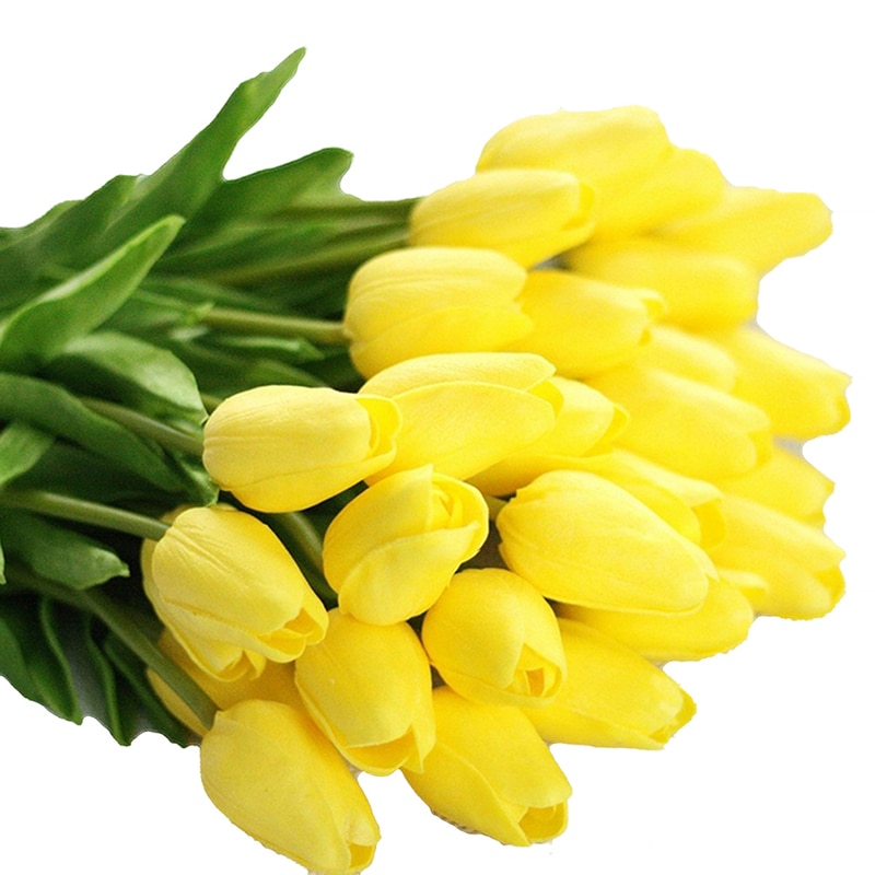 Kunstmatige Tulpen Bloemen Huis Tuin Decoratie Real Touch Bloem Boeket Verjaardagsfeestje Bruiloft Decoratie Nep Bloem