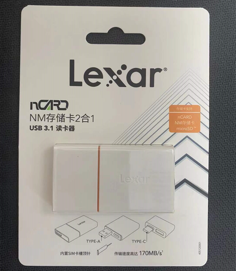 Geeignet für Huawei praktisch speicher karte NM karte 128/256GB Blitz speicher karte mit NM/Mikro/SD speicher karte USB/Typ-c: Lexar Karte Leser