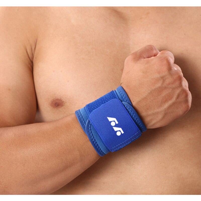 Muñequera ajustable para hombre y mujer, pulsera de entrenamiento deportivo, Protección deportiva , 1 ud.: 1PC Blue