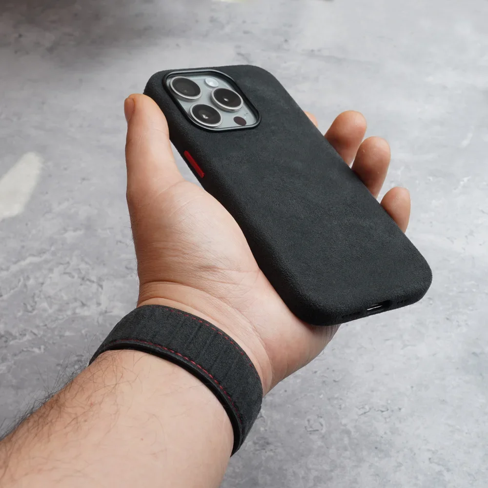 Correa magnética ALCANTARA para Apple Watch Ultra 2 Band 49mm 46mm 45mm 44mm accesorios de cuero de ante para iWatch 10 9 8 7 6 5 SE