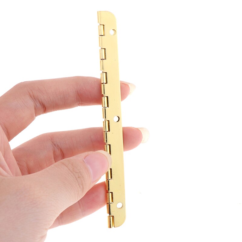 2PC Long Metal Hinges For Furniture Cabinet Wooden Box Antique Decorative Hinges Furniture Fittings Hardware