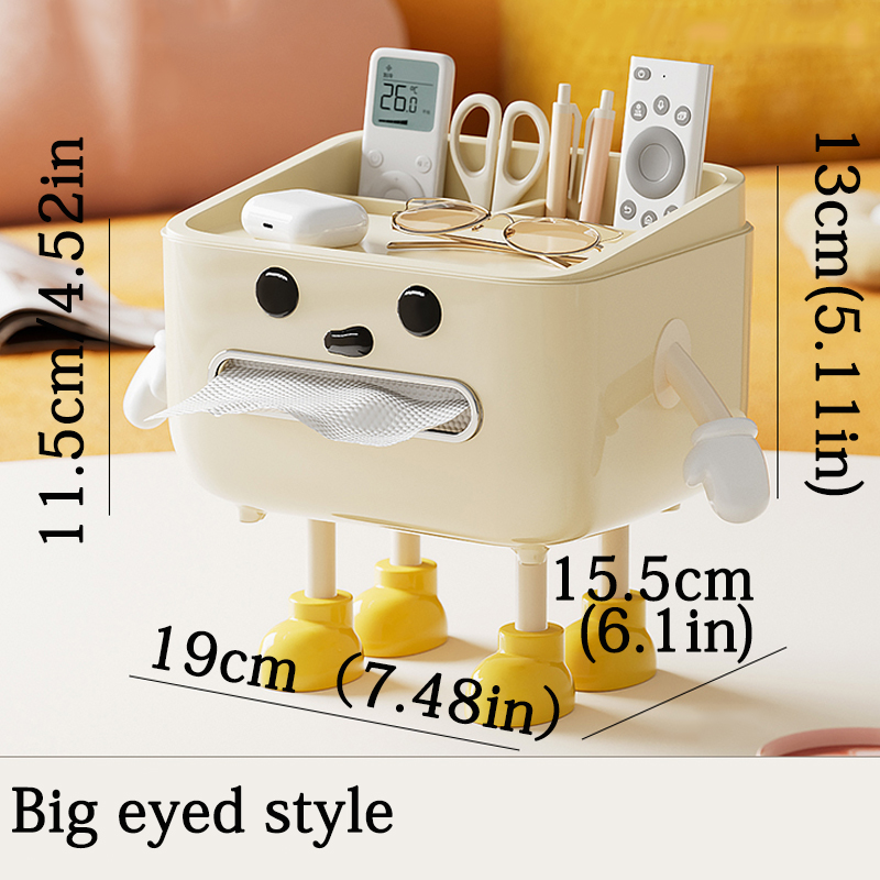 Desktop Storage Box Living Room Remote Control Debris Sorting Box Women's Makeup Brush Lipstick Interval Storage Box: PURPLE