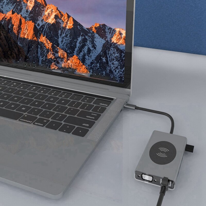 USB C Hub 13-In-1 Type C Hub with Ethernet 4K & US... – Grandado