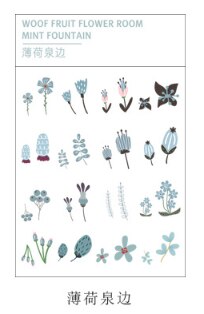 20set/1lot Kawaii Stationery Stickers Fruit tree Diary Decorative Mobile Stickers Scrapbooking DIY Craft Stickers: BoHeQuanBian