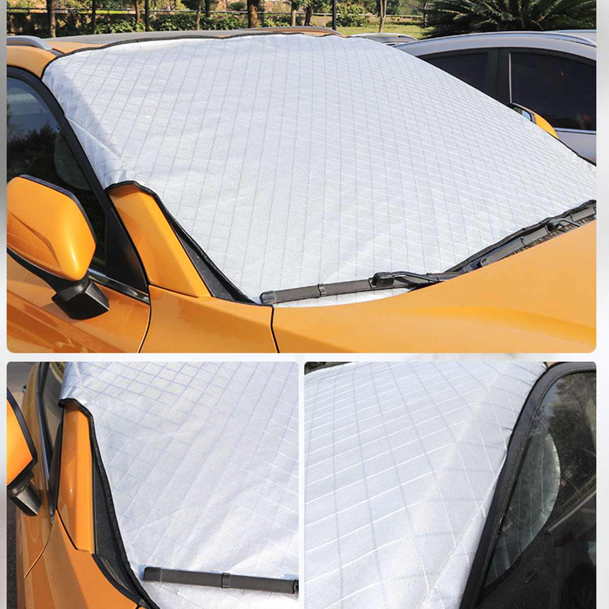 5 Layers Car-styling Car Windshield Covers Windscreen Cover Heat Sun Shade Anti Snow Frost Ice Shield Dust Protector Winter