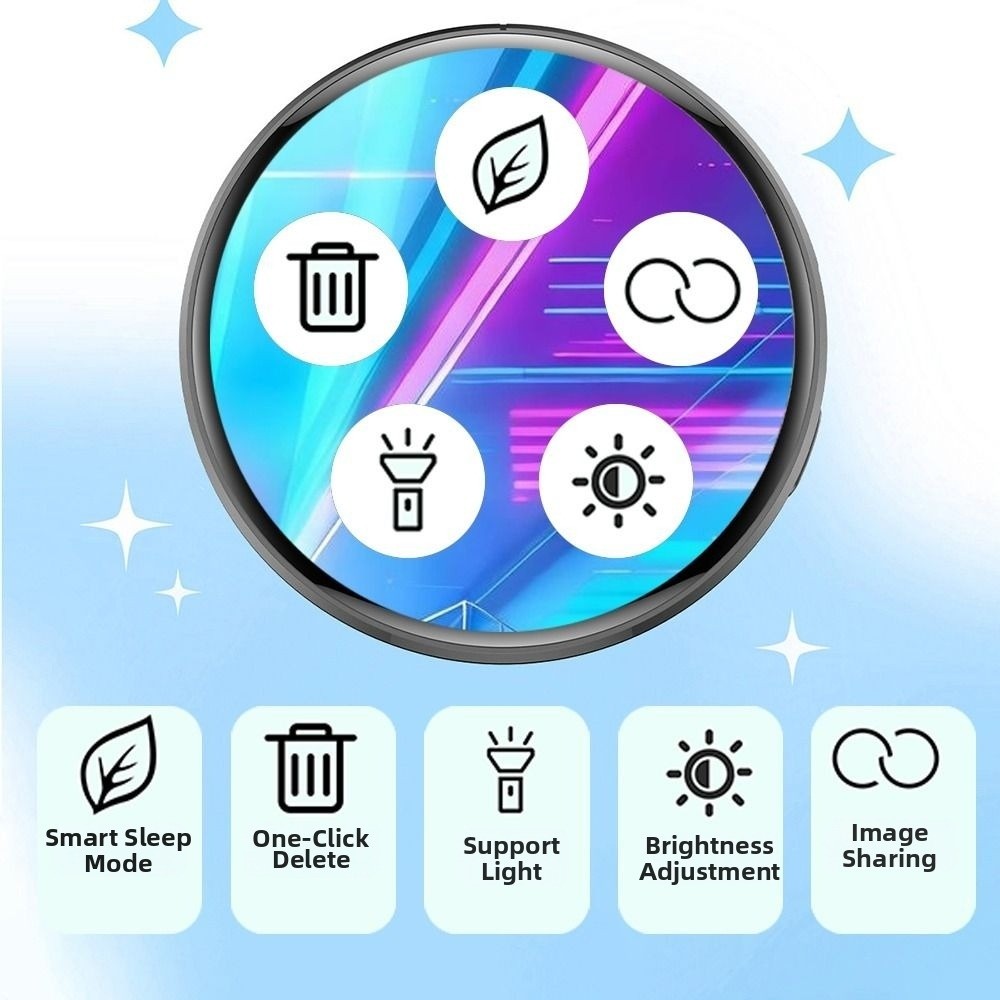 Intelligentes Bluetooth Elektronisches Display-Abzeichen 7-Farben-LED App-Steuerung LED-Abzeichen mit Bildwechsel Zweidimensional