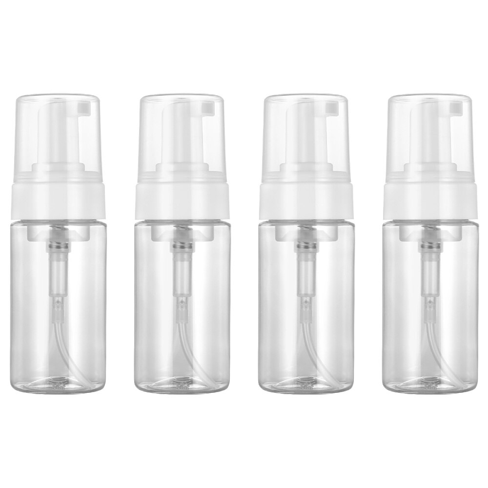 Ounona 4 Pcs Plastic Dispenser Flessen Pomp Dispenser Herbruikbare Lege Flessen Hervulbare Reiziger Containers (100Ml): Default Title