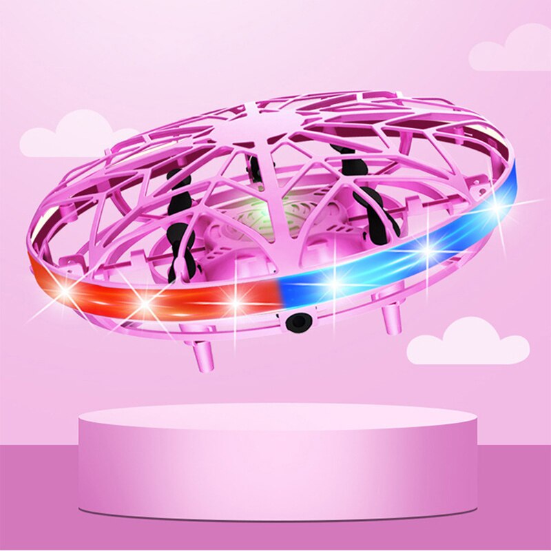 UFO bambini telecomando giocattoli elettrici per ragazzi gesto rilevamento aeroplano Fidget giocattolo antistress adulti RC Quadcopter bambini