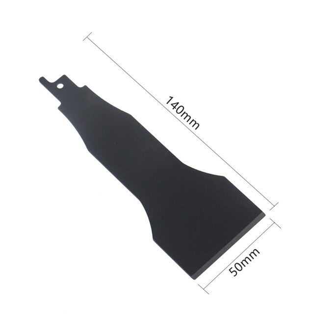 140mm Multifunctional Scraper HCS Reciprocating Saw Blades Shovel For Cleaning Removal Tile Grout Electric Shovel Wall Scraper: 50mm