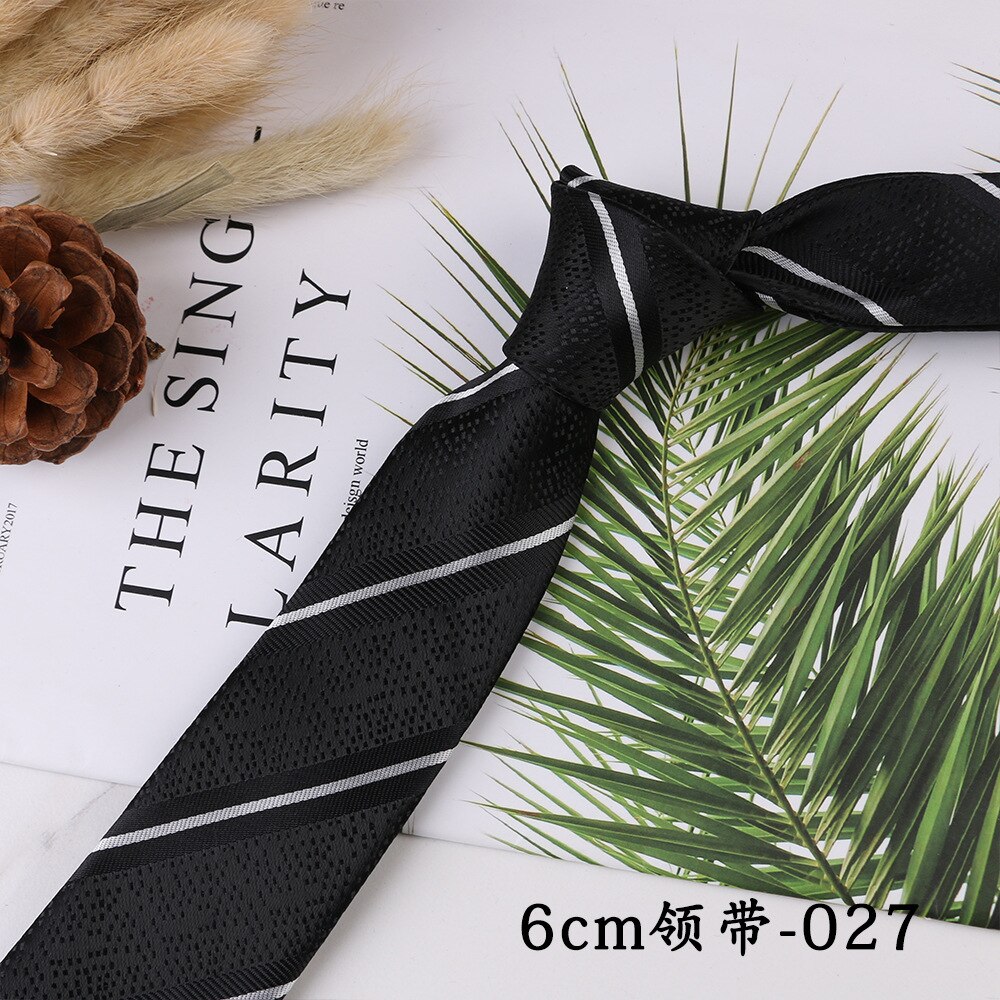 Corbata de cuadros a rayas geométricas para hombre, corbatas de cuello clásicas, rojo, Azul, Gris, ocio, negocios, boda, corbata delgada de , 6cm,: Rojo coral