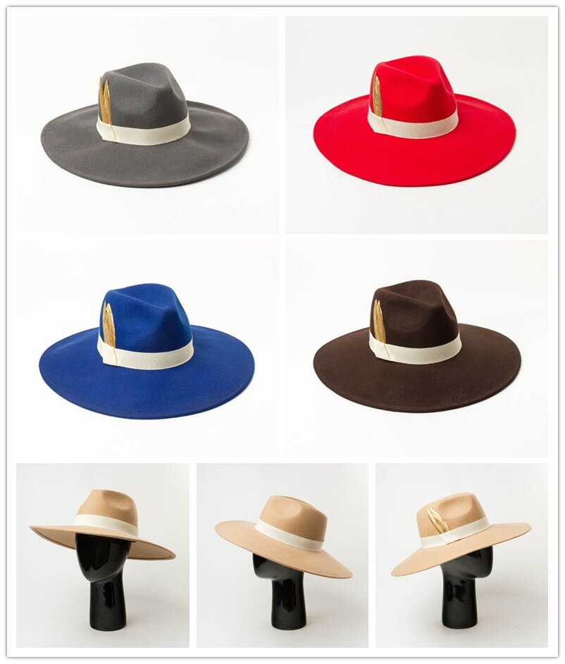 fiebig Fedora Wolvilt Hoed | Bogart Hoed voor Vrouwen en Mannen | klassieke pasvorm in de zomer en winter | Made in Italy (55-S, Marineblauw