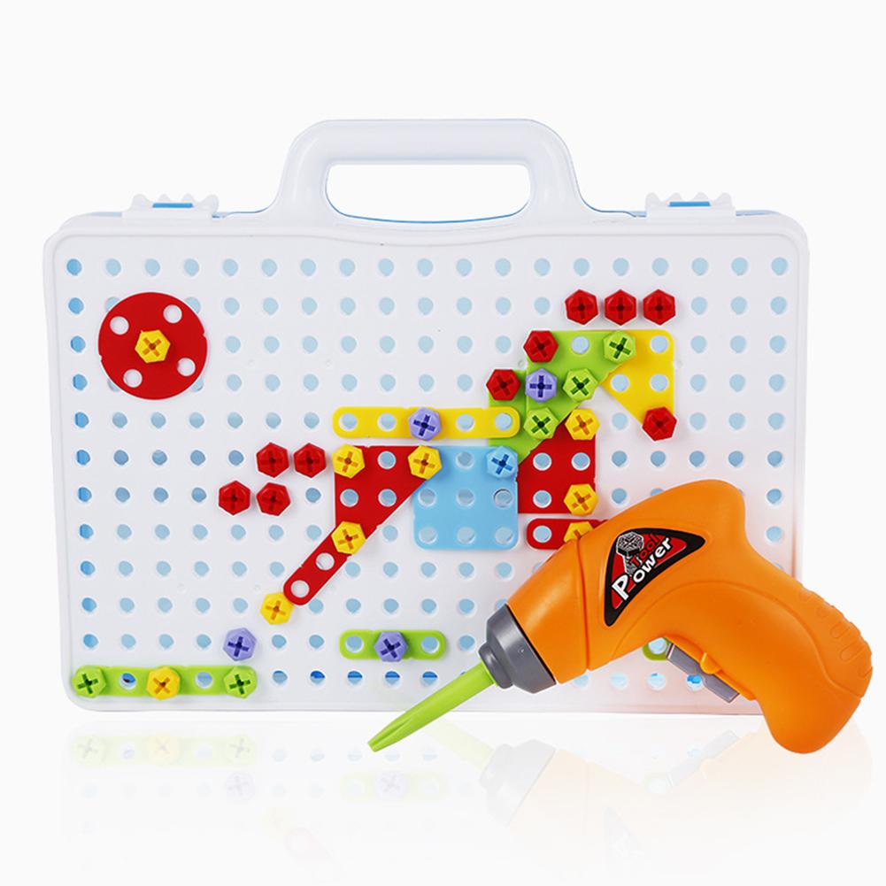 Kids Pretend Speelgoed Set Simulatie Werknemers Boor Tool Model Plastic Reparatie Tools Kit Jongens Fun Play Toy Earl Educatief