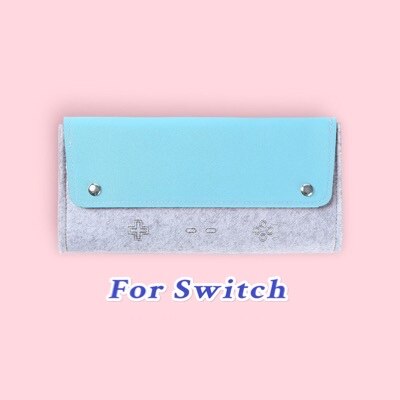 Protective Shell For Switch lite Portable Cute Pouch Travel Carrying Case NS Console Bag Switch Joy-Con &amp; Accessories: BLUE(For NS)