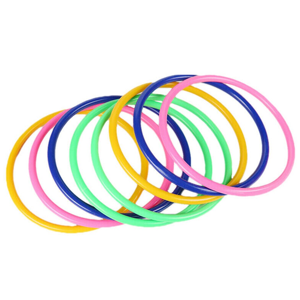 10 stücke Sport Agilität Praxis Bunte Spaß Werfen Ring Quoits Geschwindigkeit Kunststoff Kinder Garten Pool Kinder Spiele Hoop Outdoor Spielzeug