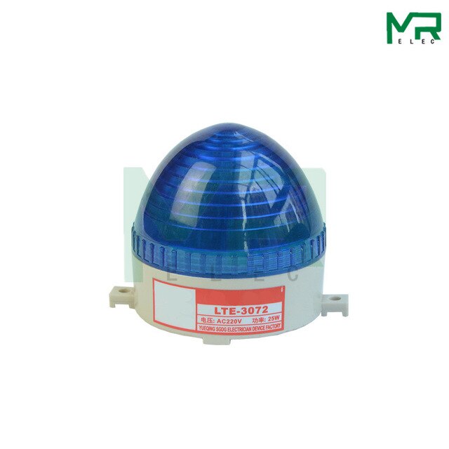LTE-3072 Stroboscopische U-Buis Waarschuwing Lamp Workshop Waarschuwing Lamp Signaal Lamp: blue AC 220v