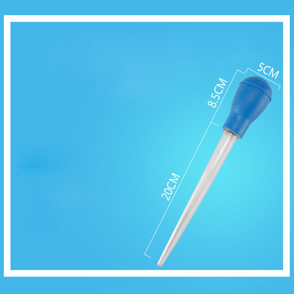 Jeringa de pipeta de plástico para acuario, aspirador, alimentador de Coral, herramienta de Limpieza de tanques de peces, herramientas cambiadoras de agua