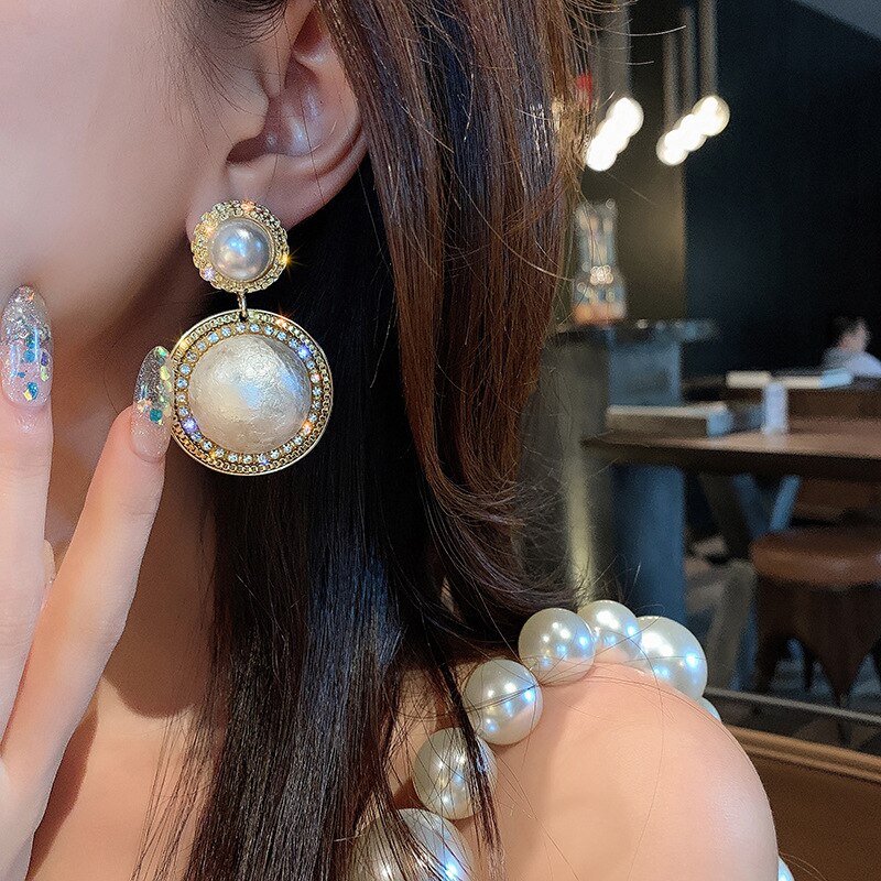 Delysia King – boucles d'oreilles en perles élégantes,