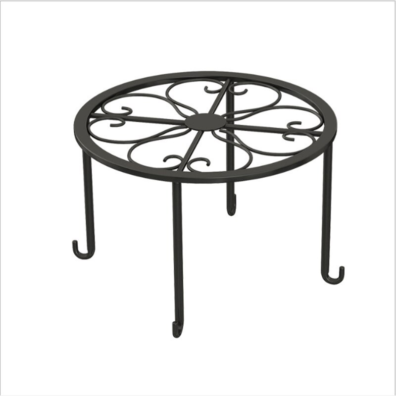 Iron Art Pot Holder Metal Plants Stand Flowerpot Holder Flower Pot Supporting Indoor Outdoor Garden Decor