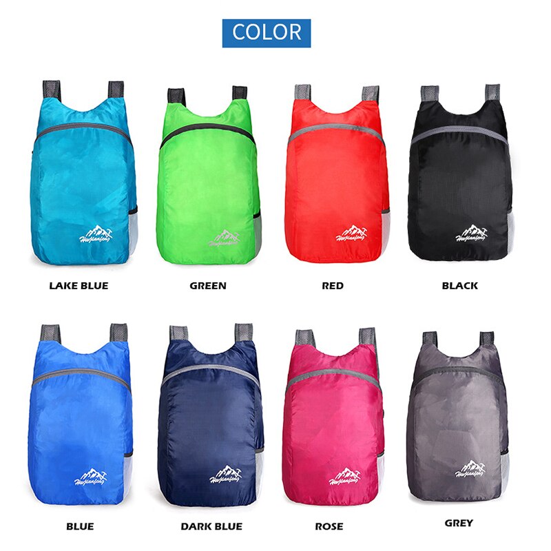 Muestra gratis Durable Ultraligero Impermeable Oxford Senderismo Bolsa de deport