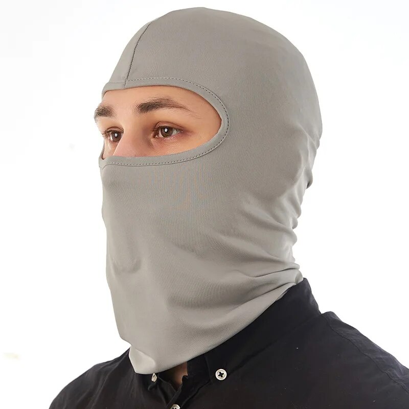 Atmungsaktive Sonnencreme Eis Seide Maske für Männer und Frauen Motorrad Angeln Fahrrad winddicht Schal Sommer Gesichts Schal Kopftuch: Beige
