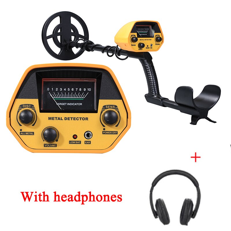 Latest Metal Detector Underground Depth Search Finder Gold Detector Treasure Hunter Detecting Pinpointer Waterproof: With headphones