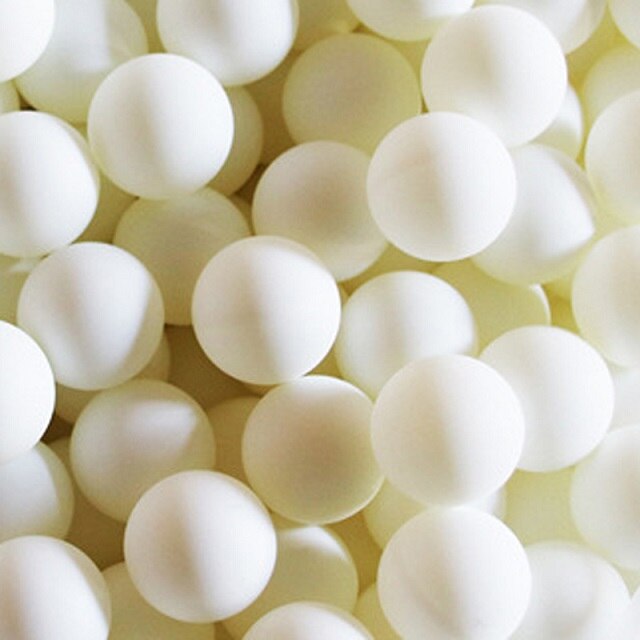 10 unidades/lote de pelotas de tenis de mesa sin costuras, 40mm, 3 estrellas, Material, de alta resistencia Pelotas de Ping Pong, sin logotipo, Pingpong: White(No Logo)