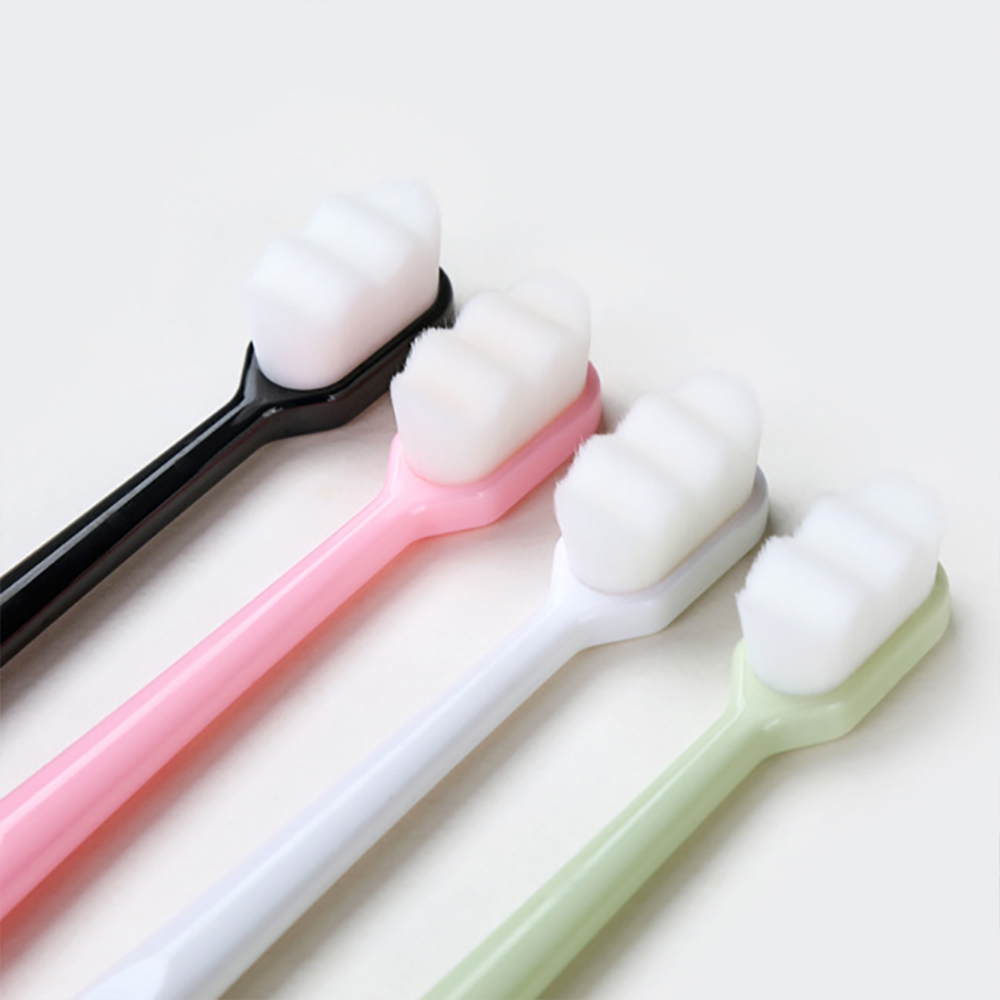 4pcs Pro Super Soft Toothbrush Nano Toothbrush Tooth Brush Whitening Adults Portable Travel Toothbrush With Box Oral Care Tool