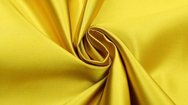 75cm Plain Satin Plain Fabric Brocade Fabrics Rayon Material for Sewing Needlework Material for DIY: Yellow